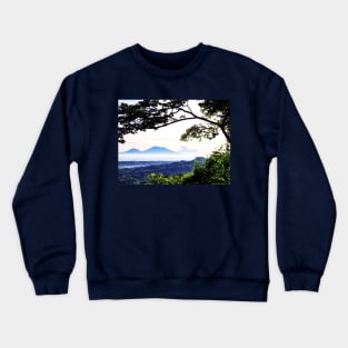 Hilltop mountain view Crewneck Sweatshirt